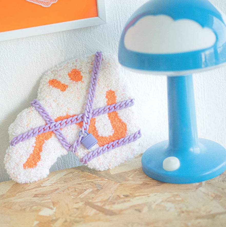 "SMILEY LIGOTÉ N°1" / Punchneedle