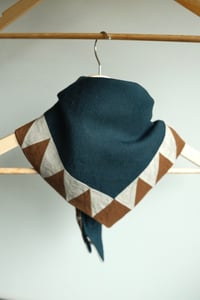 Image 2 of Patchwork Neckerchief -  Atlantic + Muscovado