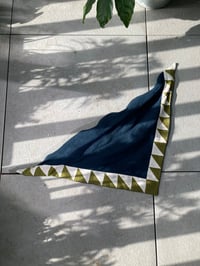 Image 4 of Patchwork Neckerchief - Atlantic + Moss