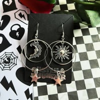 Image 3 of MAGDA - Sun and Moon Earrings