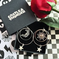 Image 2 of MAGDA - Sun and Moon Earrings