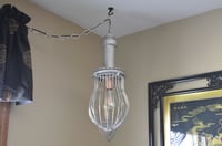 Image 1 of Whisk Pendant Light, Upcycled Industrial Hanging Lamp, Chandeliers & Pendants, #427