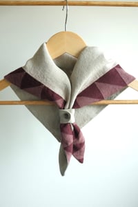 Image 1 of Patchwork Neckerchief - Pebbledash + Damson