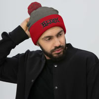 Image 4 of TWO TONE BEANIE - BLUE AND RED EDITION