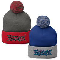 Image 1 of TWO TONE BEANIE - BLUE AND RED EDITION