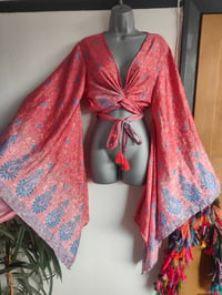 Image 5 of Stevie sari top big AF kimono sleeves 