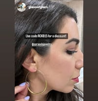 Image 7 of Threaded Brass Hoops