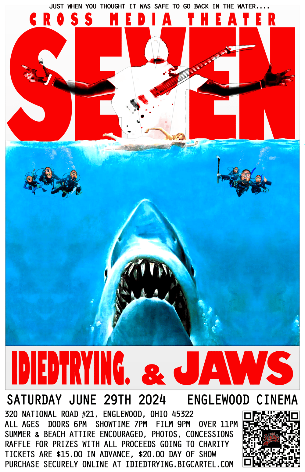 CROSS MEDIA THEATER SEVEN: An Evening With idiedtrying. & JAWS Tickets!!!!!!