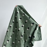 Image 1 of Jade Dream throw quilt