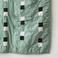 Image 2 of Jade Dream throw quilt