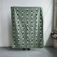 Image 4 of Jade Dream throw quilt