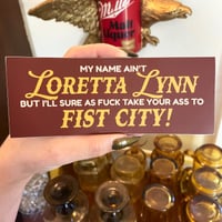 Image 2 of Fist City Bumper Sticker 