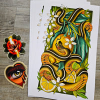 "Fruit Snake II" High Quality Giclée Print (Limited)
