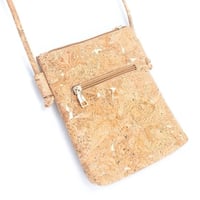 Image 4 of NATURAL CORK WOMEN’s ETCHED CUT-OUT CROSSBODY BAG