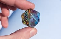 Image 1 of Rainbow Kaleidoscope Standard D20 Single