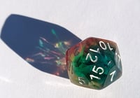 Image 1 of Bold Rainbow Gem Cut D20 Single