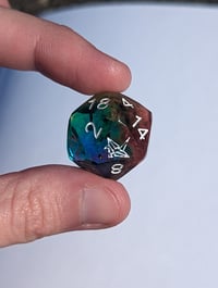 Image 2 of Bold Rainbow Gem Cut D20 Single