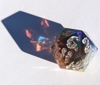 Image 2 of Soft Rainbow Fairy Fire 20mm D20 Single