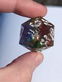 Image 3 of Soft Rainbow Fairy Fire 20mm D20 Single