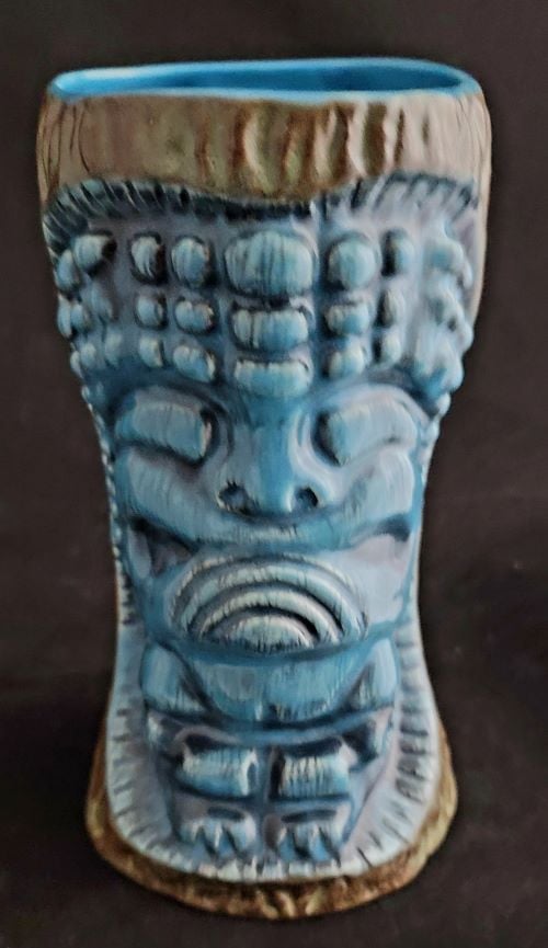 Image of KaimuKU Tiki Mug Blue