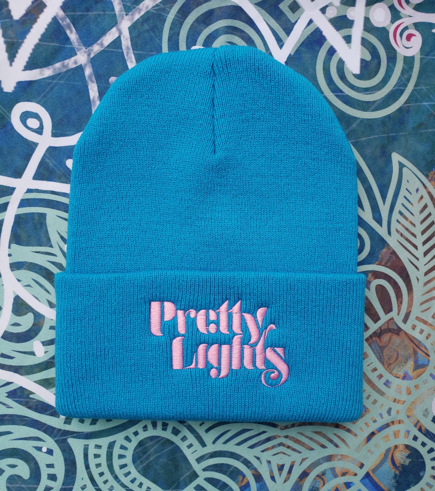 Pretty Lights Neon Blue Beanie