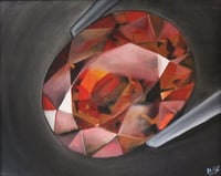 Spessartine Garnet Polished Acrylic