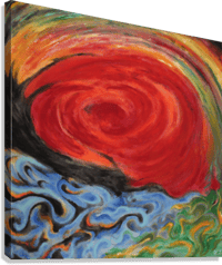 Image 1 of Eye of Jupiter Stretched Canvas