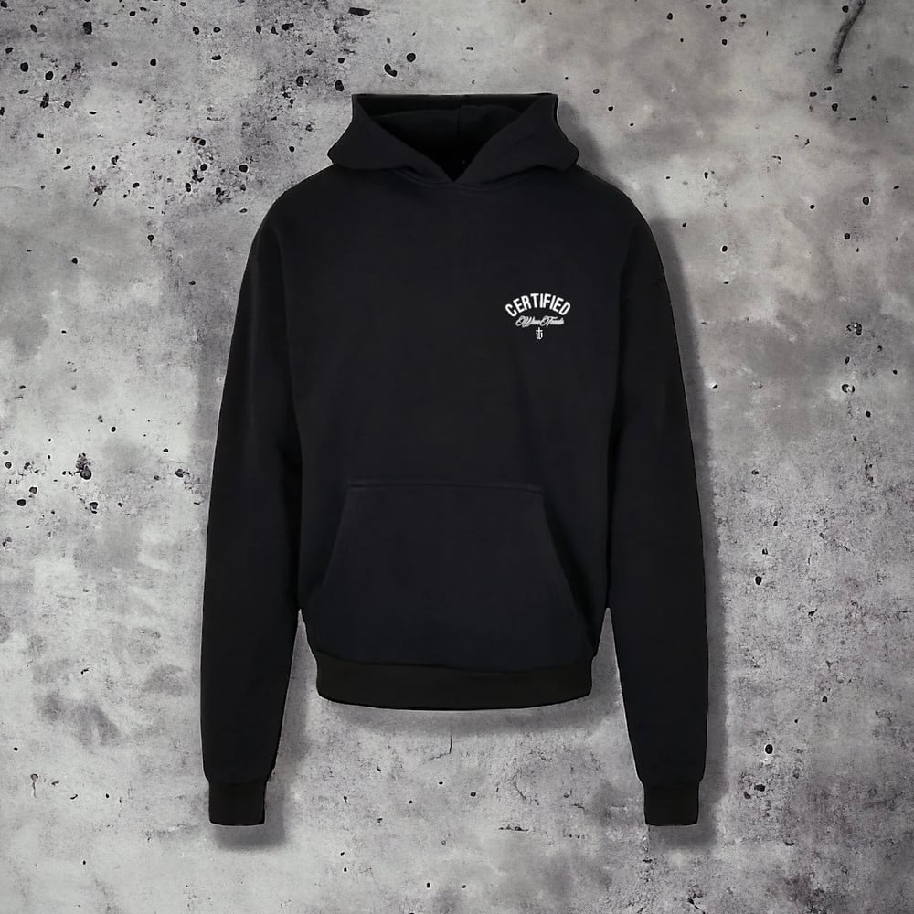 Image of BLACK ULTRA HEAVY HOODIE