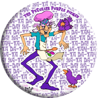 Peculiar Purple Pieman 2" Button