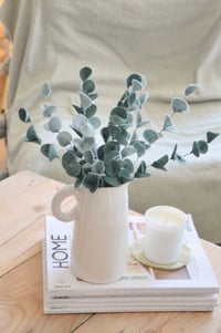 Image 3 of Branche d'eucalyptus en laine mérinos à l'unité