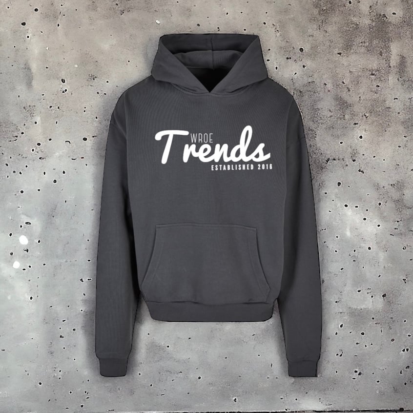 Image of DARK GREY - TRENDS ULTRA HEAVY HOODIE