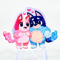 Bluey Mum and Dad Sticker