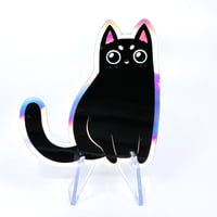 Image 1 of Black Cat Sticker