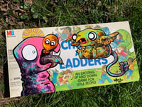 Image 7 of Chutes and Ladders 1979 Game Board 