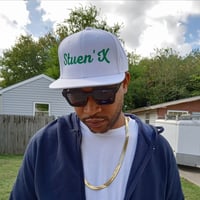Image 1 of Stuen'X® In Green Snapback Hat