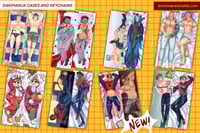 Image 1 of [PRE-ORDER] Assorted Dakimakura/Body Pillow Case & Keychain