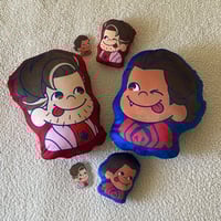 Image 3 of Milky/Peko-chan Inspired Spiderdads Cushions and Plush Keychains 