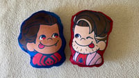Image 2 of Milky/Peko-chan Inspired Spiderdads Cushions and Plush Keychains 