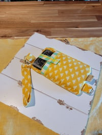 Image 6 of Bees at the Picnic Cell Phone pocket crossbody bag / wristlet