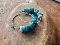 Image 2 of Ancient Nila hoops earrings
