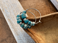 Image 4 of Ancient Nila hoops earrings