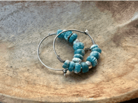 Image 5 of Ancient Nila hoops earrings