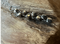 Image 1 of Pyrite earrings / n108