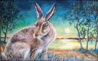 Image 1 of Lochan Hare acrylic painting