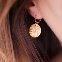 Image 1 of Petites Boucles ANCO Or/Argent - 2 Tailles