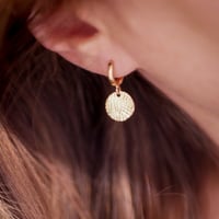 Image 1 of Mini Créoles ANCO Or/Argent