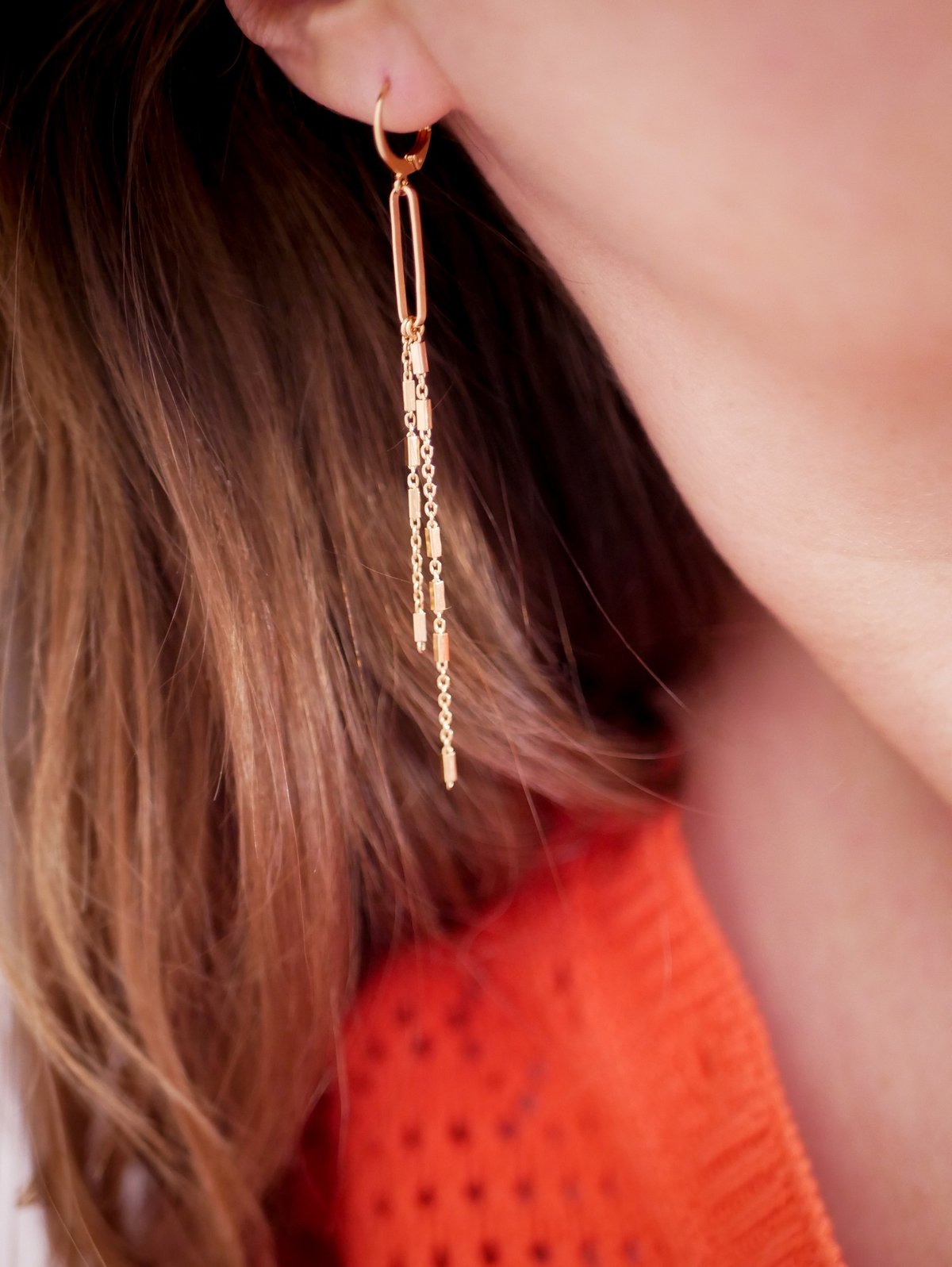 Image of Boucles d'Oreilles Longues SILJE