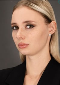 Image 3 of Square Studded Earrings 