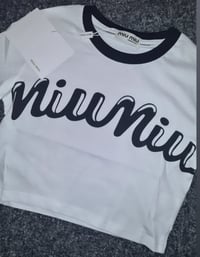 Image 5 of Miu Miu cropped tee