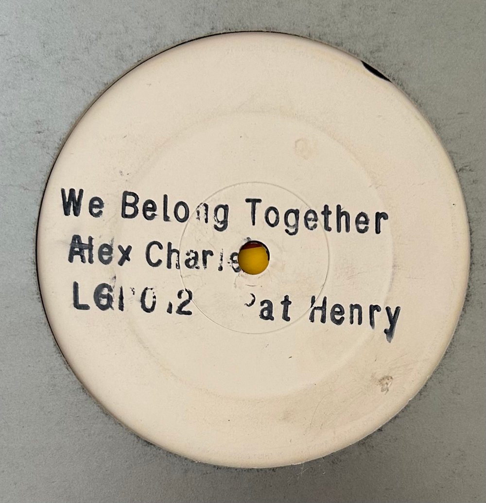 Alex Charles – We Belong Together (White label) 12"